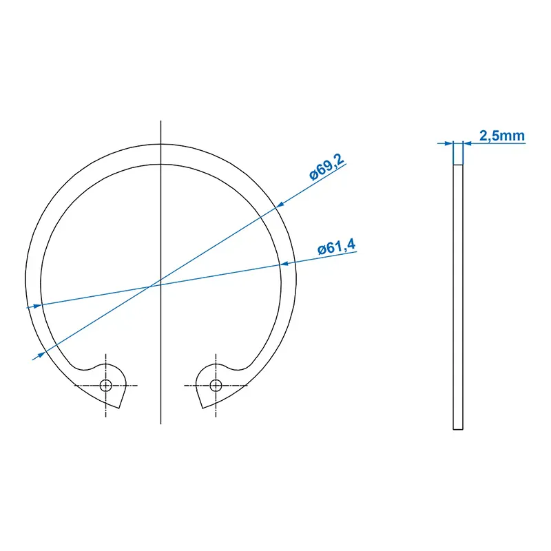 Låsering Ø64 mm